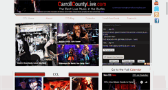 Desktop Screenshot of carrollcountylive.com