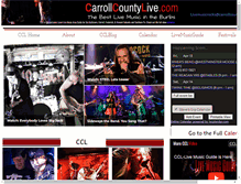 Tablet Screenshot of carrollcountylive.com
